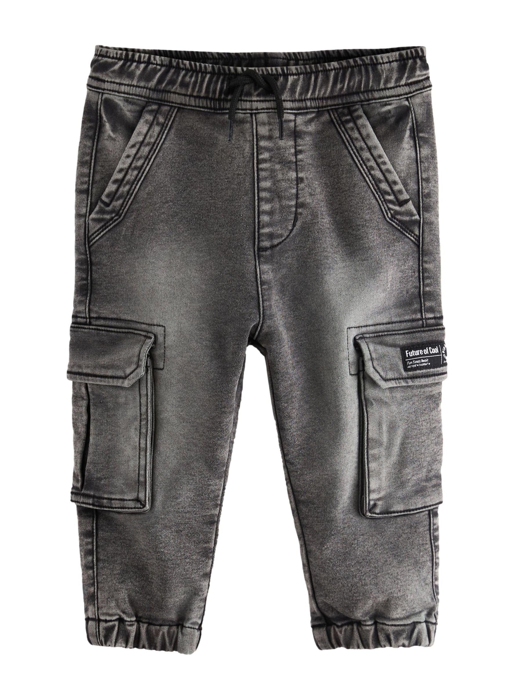 Next Jeans Cargo Bimbo Comodi 68-74 Grigio Denim