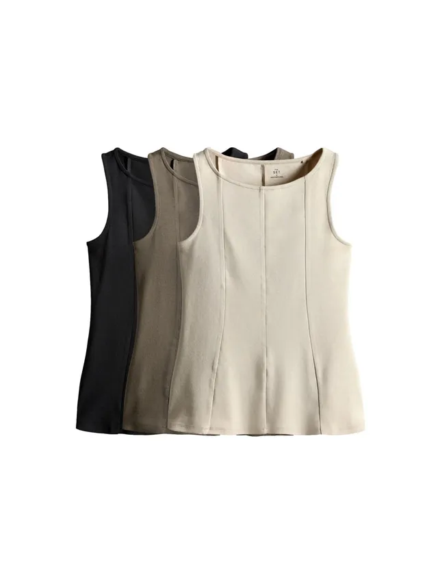 Geo Next The Set Peplo top donna 3 pezzi smanicato