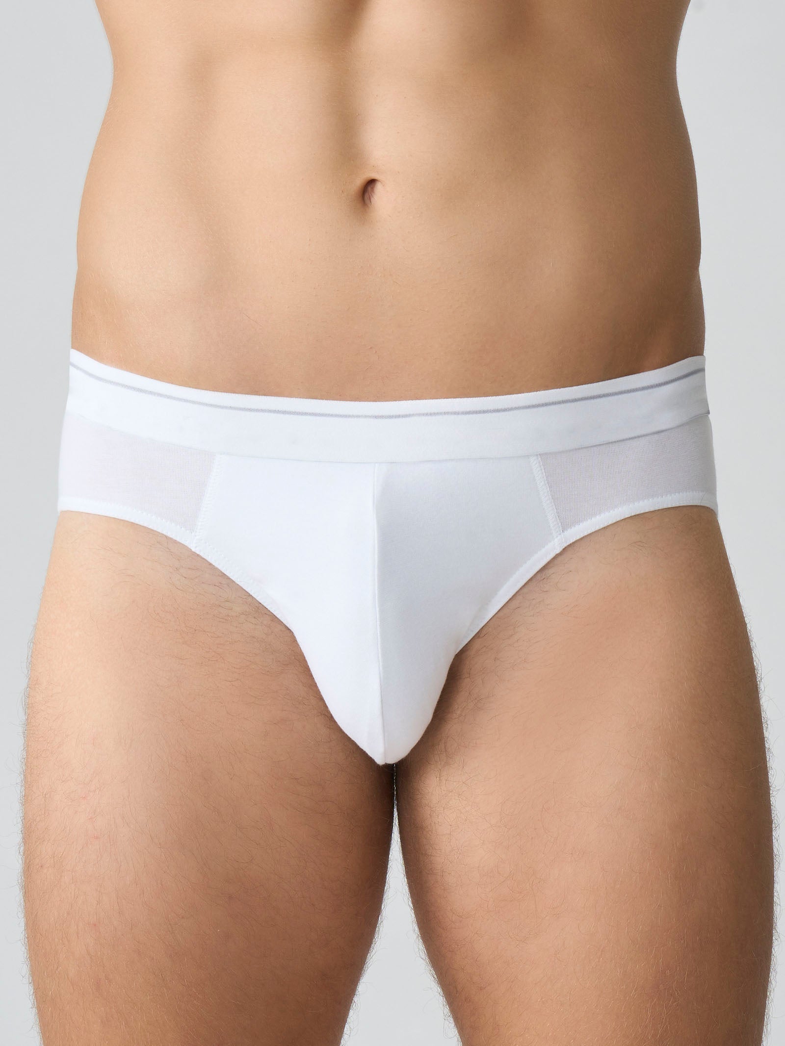 Ragno Compact Slip uomo cotone bianco tripack elastico a vista
