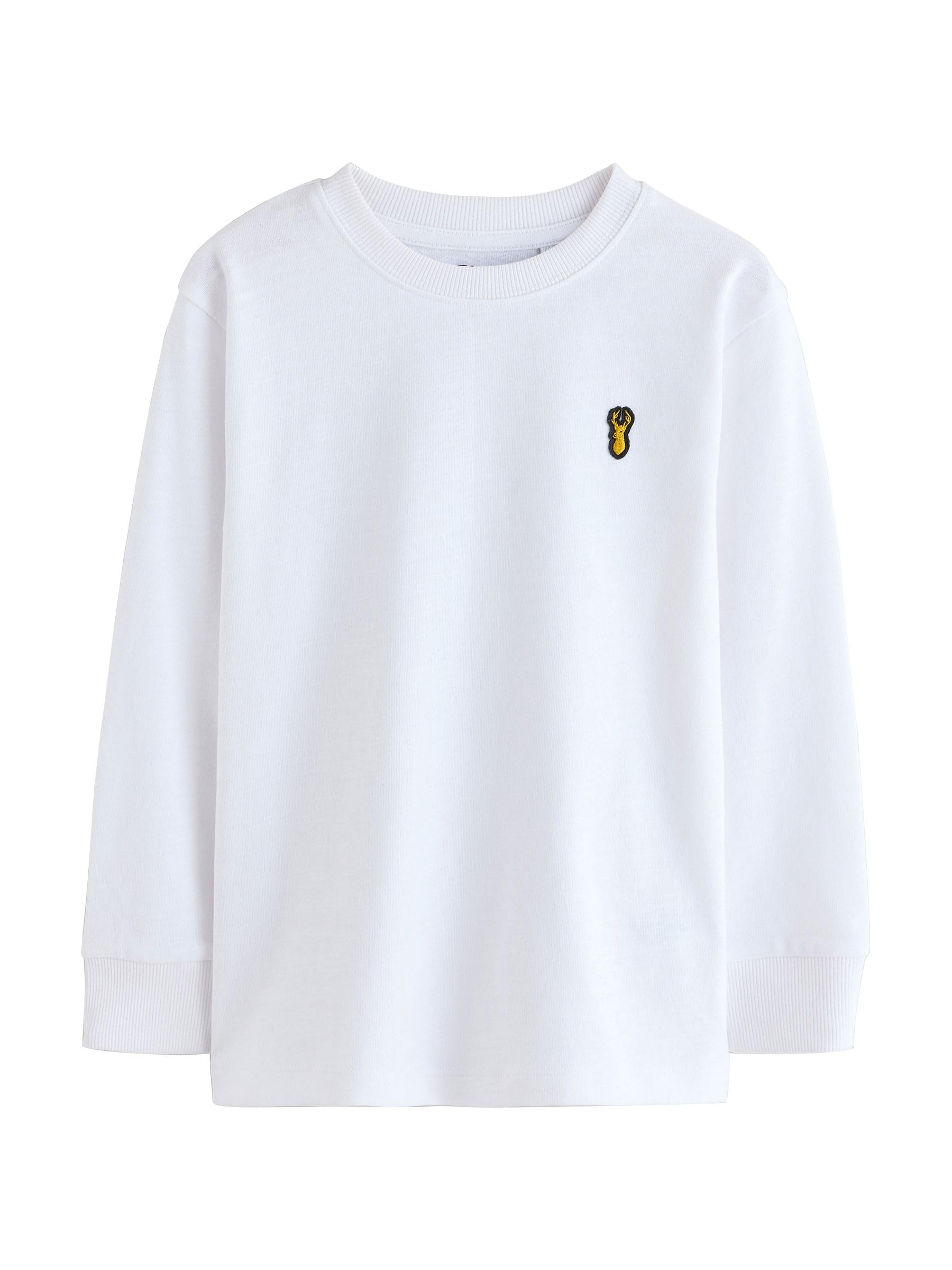 Next maglietta ragazzo maniche lunghe logo 8 pezzi 128