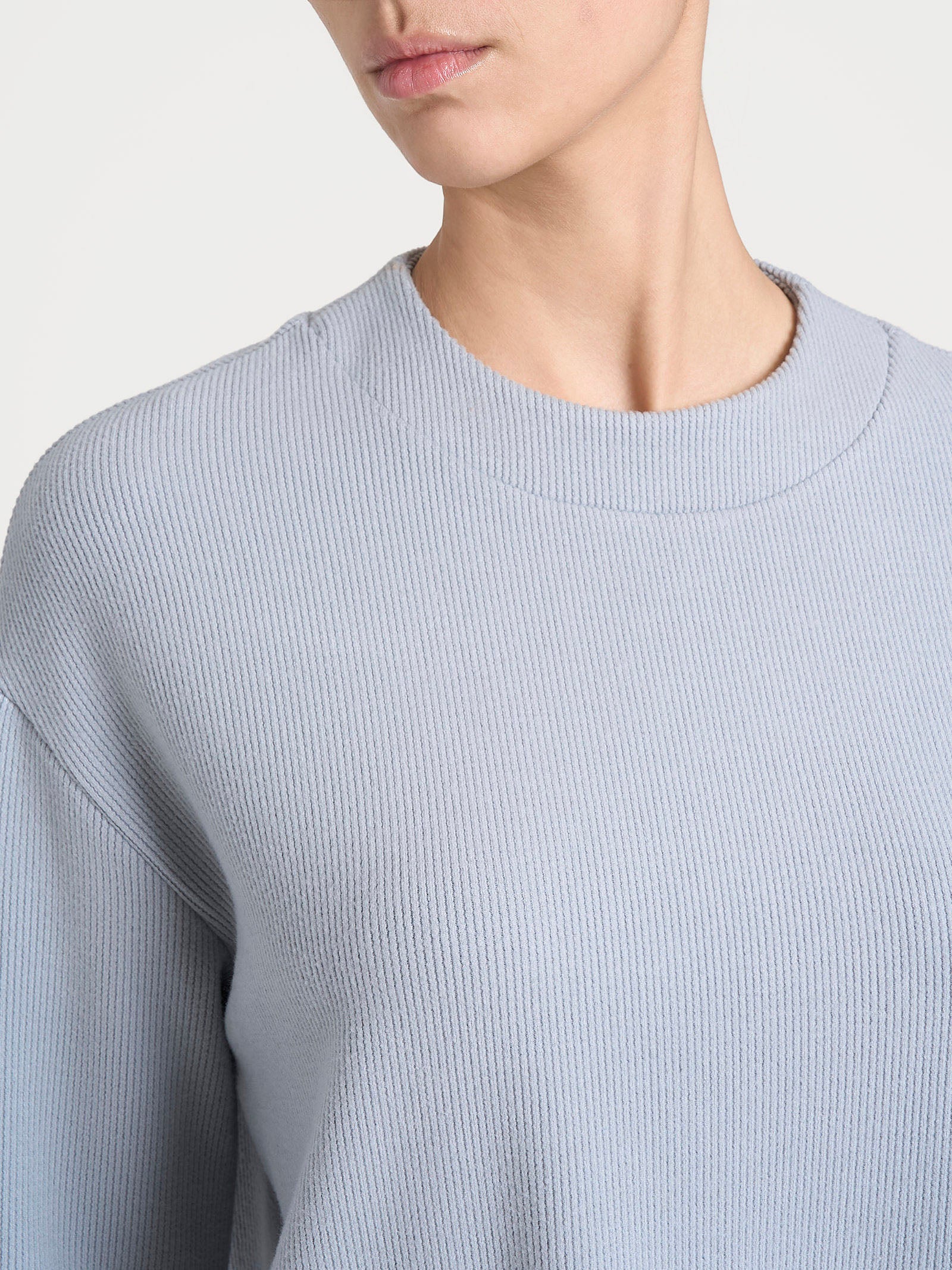 Ragno Relaxed Wardrobe Felpa Girocollo Velvet Ultimate Gray Over