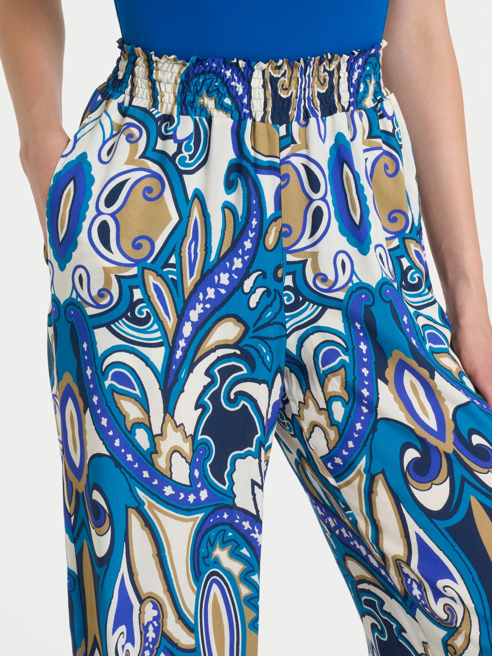 Ragno Ecoseta Pantalone Ampio Donna Fantasia Dazzling leggero