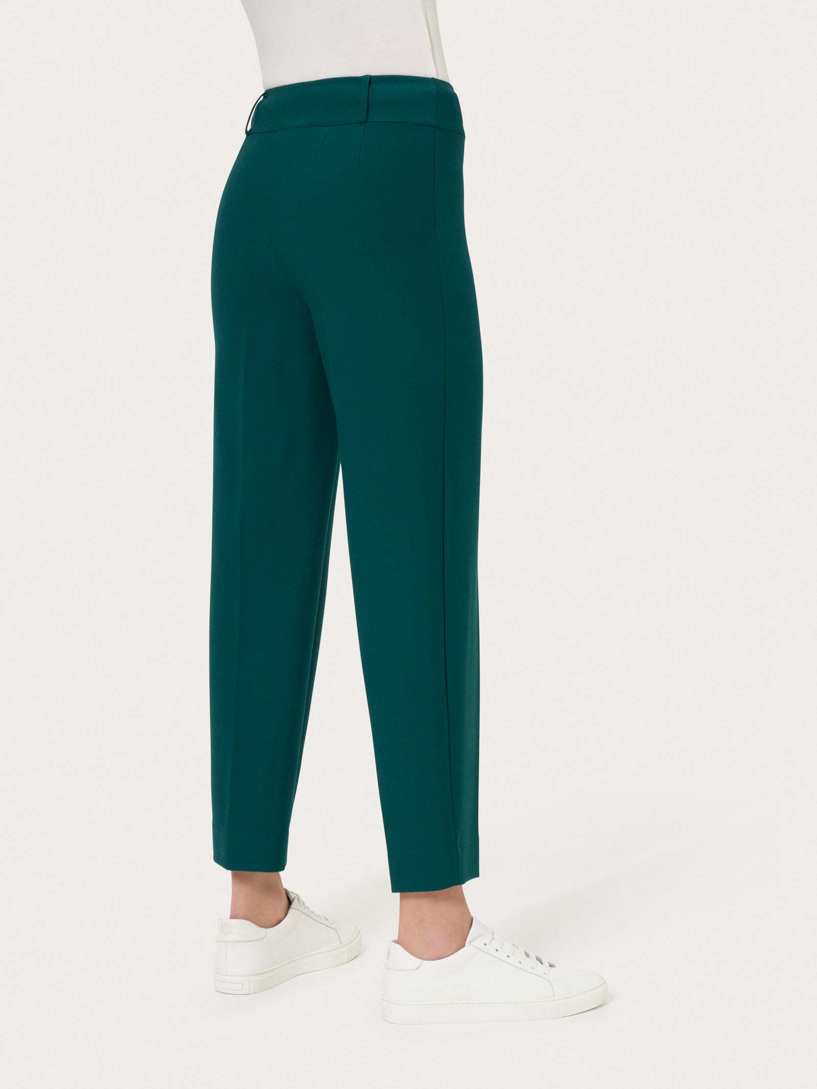 Ragno Compact Pantalone Carrot Donna Rain Forest tapered