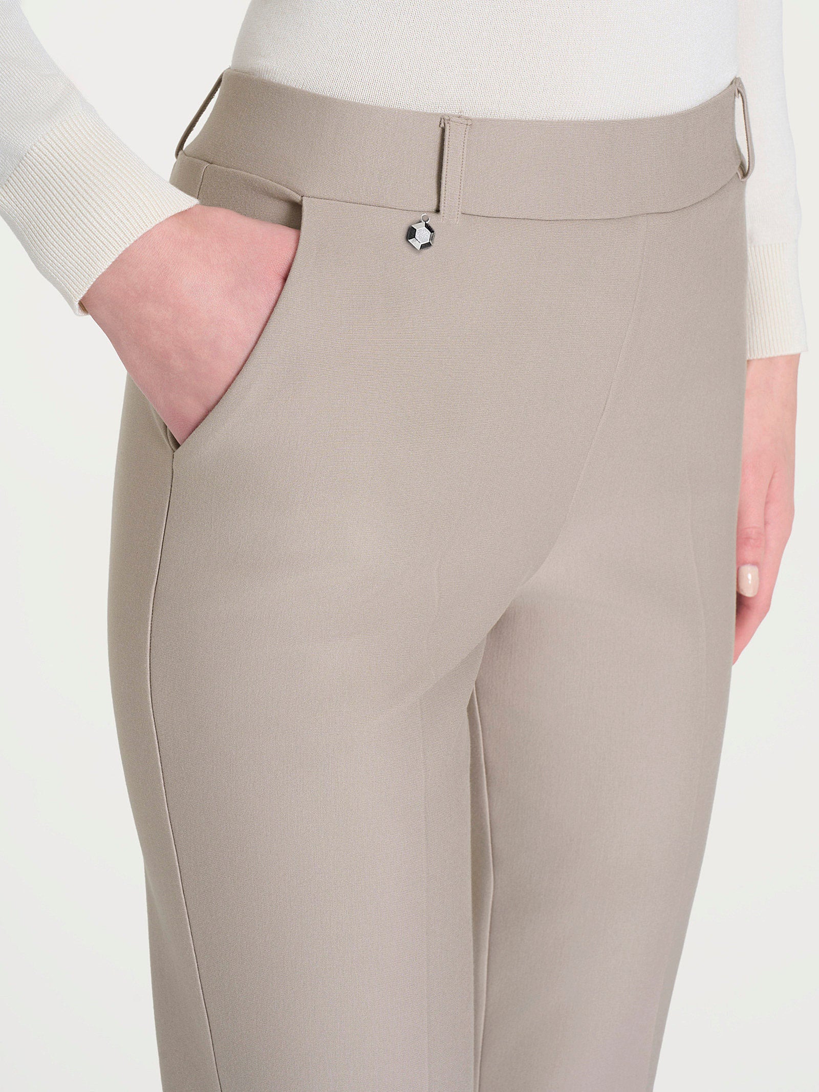 Ragno Compact Pantalone Dritto Donna String Tasche