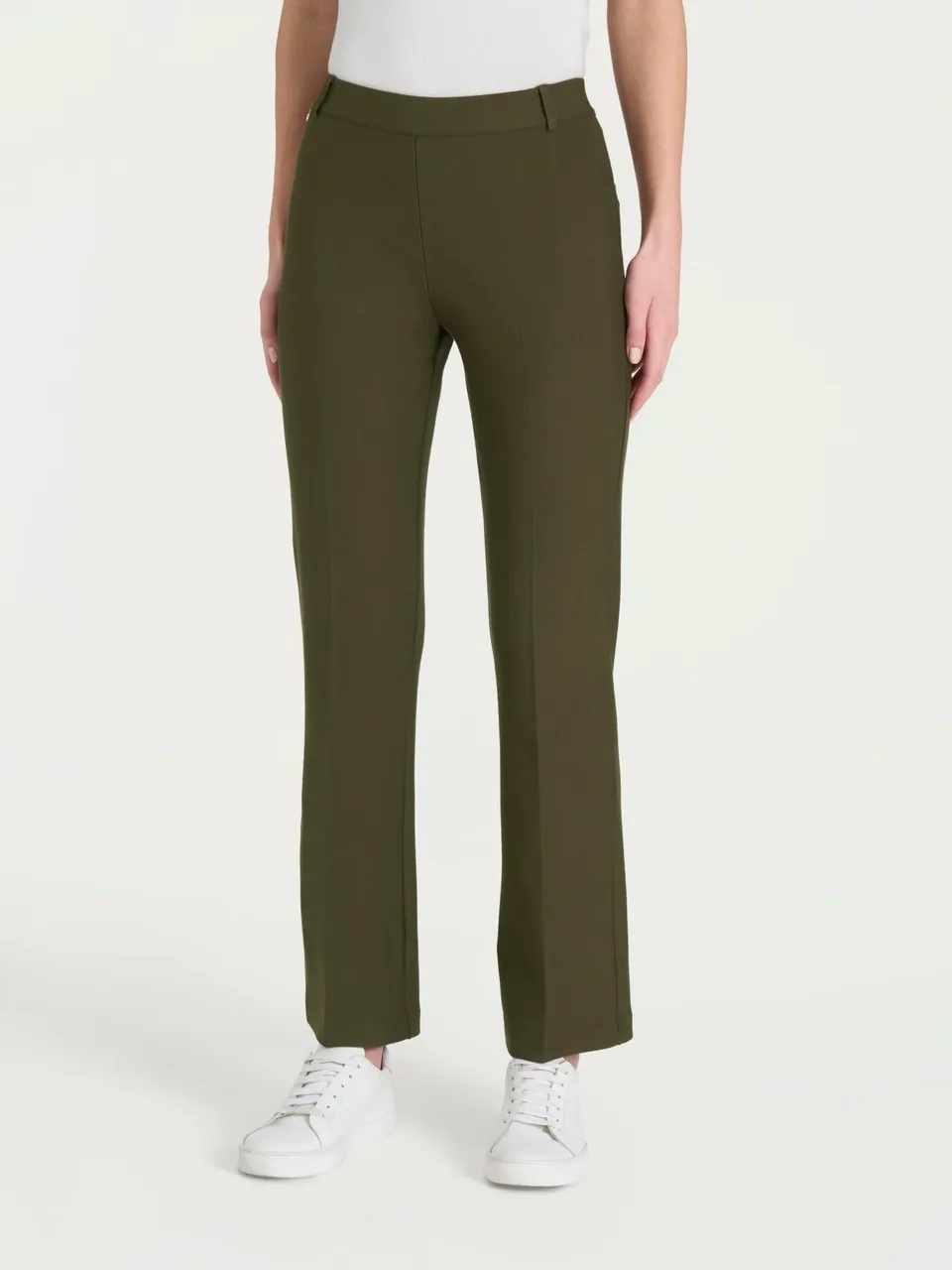 Ragno Gem pantalone flare caviglia Dark Olive