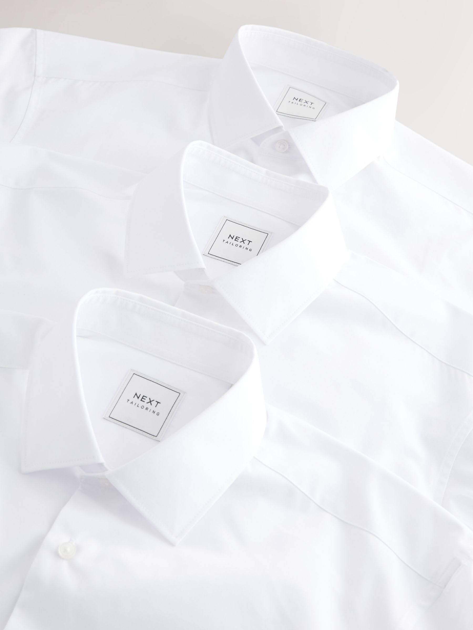 Next camicie uomo eleganti easy-care 3 pezzi regular cotone