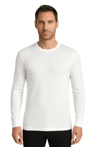 Lady C Maglia Intima Uomo Manica Lunga Cotone Bianca M Calda