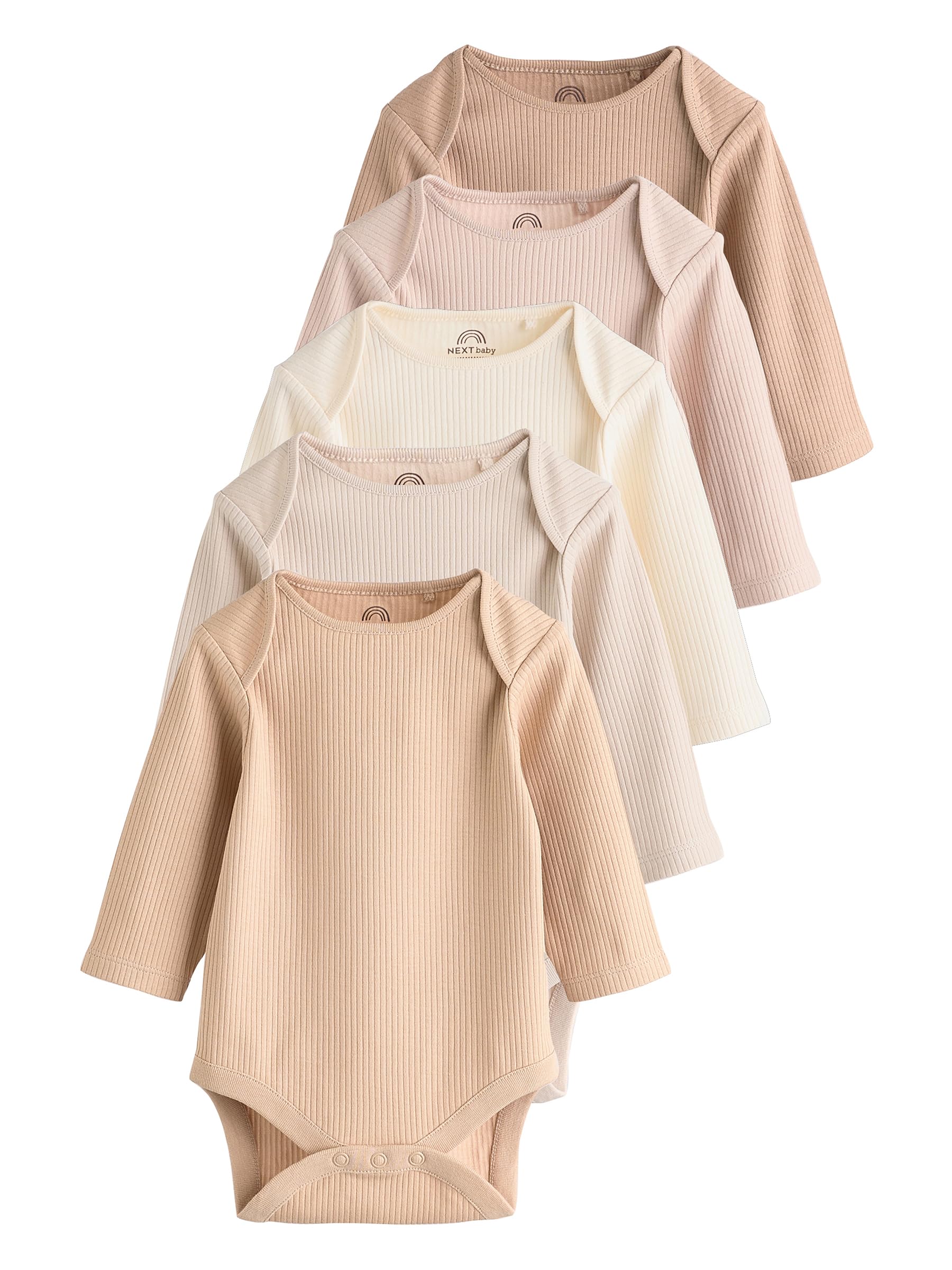 Geo Next Body Maniche Lunghe Neonato 5 Pezzi Cotone 80-86