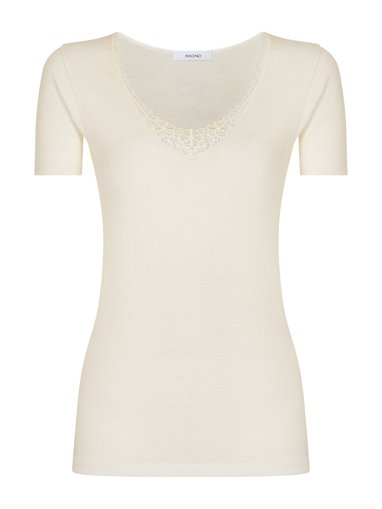 Ragno Sintonia Luxury maglietta lana B.co Lana