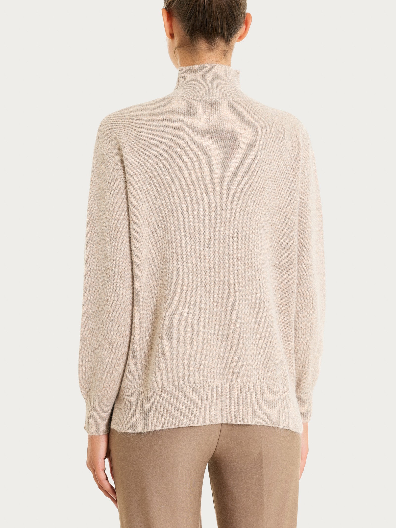 Ragno Natural Soft Lupetto Maglia Zenzero Mel. Collo Alto
