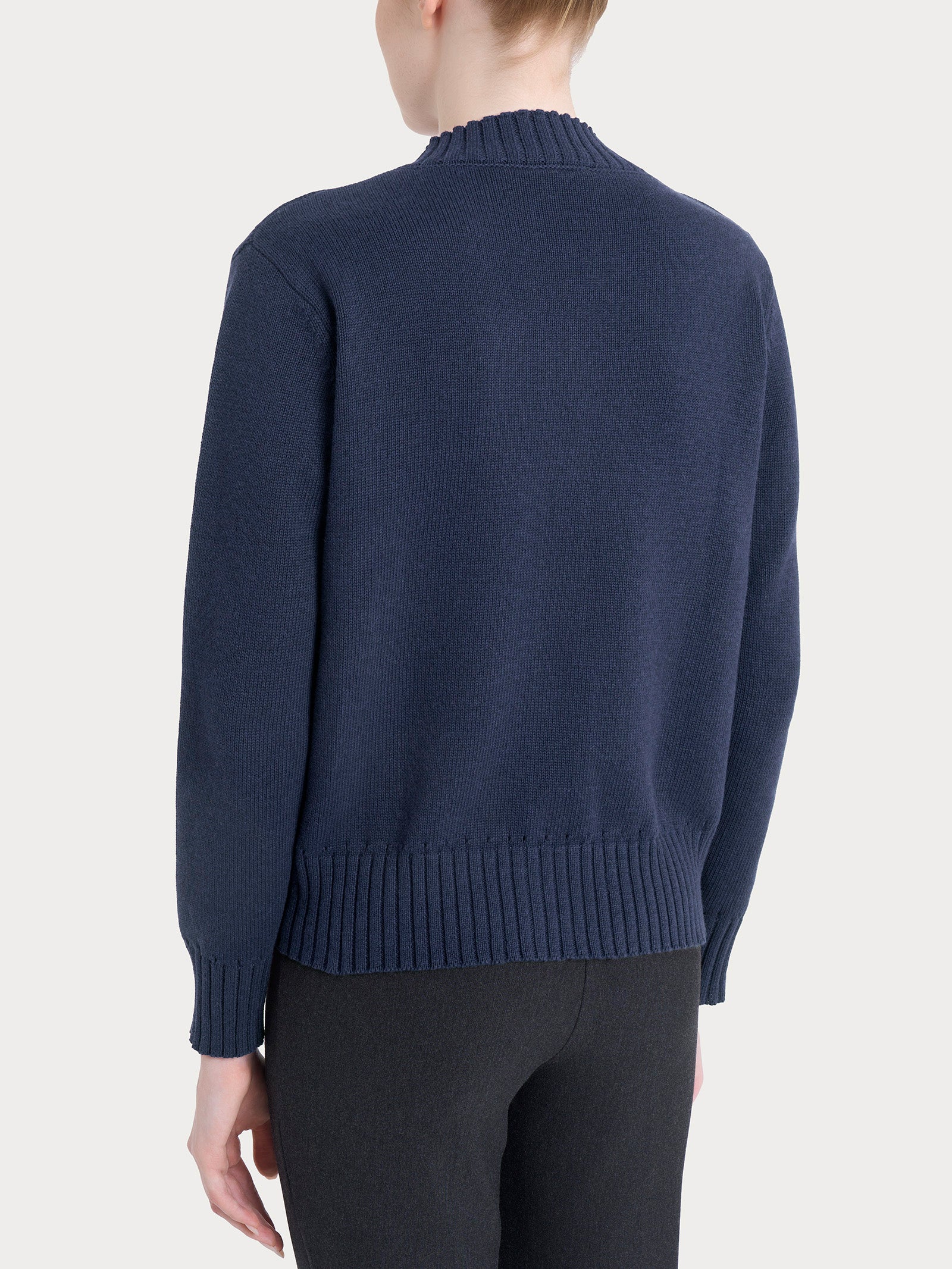 Ragno Winter Cotton Cardigan Corto Avio Mel. con Bottoni