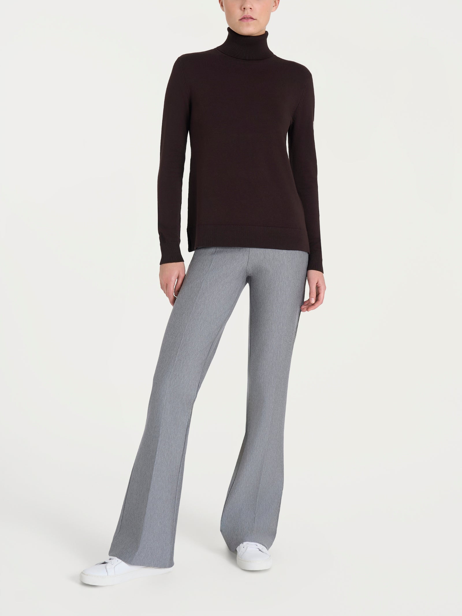Ragno Four Seasons Dolcevita Maglia Donna Chocolate Misto Viscosa