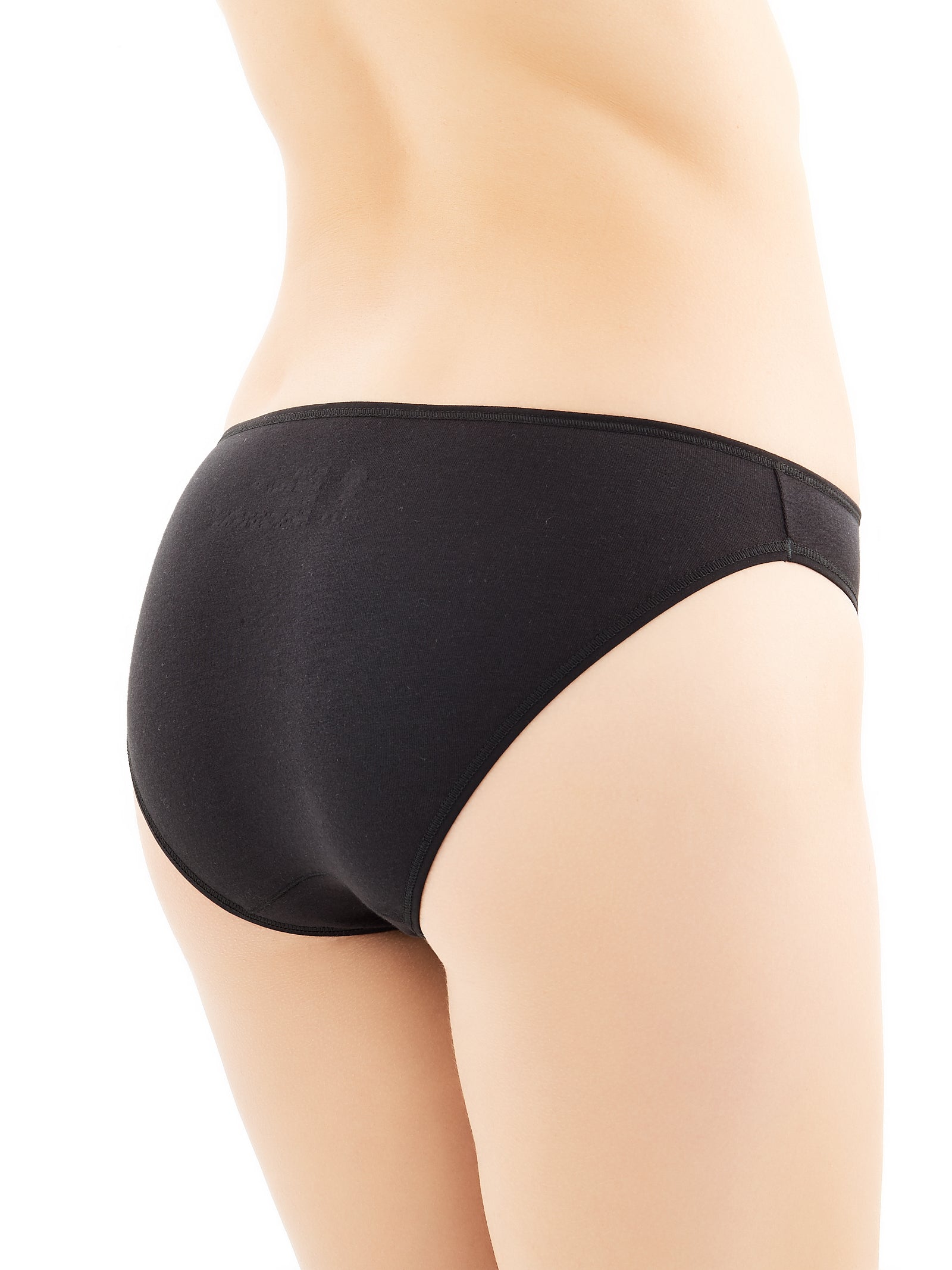 Ragno Pocket slip basso cotone elasticizzato nero bipack 2 pezzi