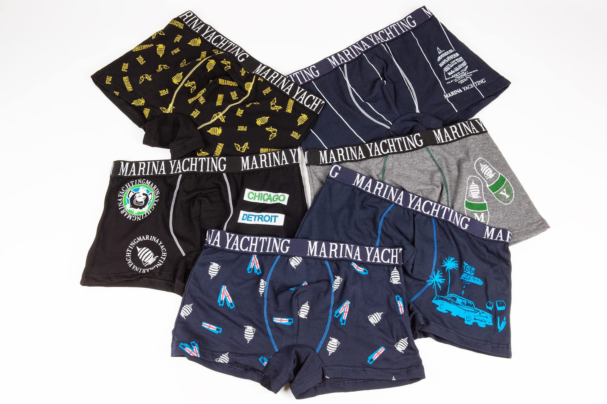 Lady C Marina Yachting boxer uomo S cotone aderente