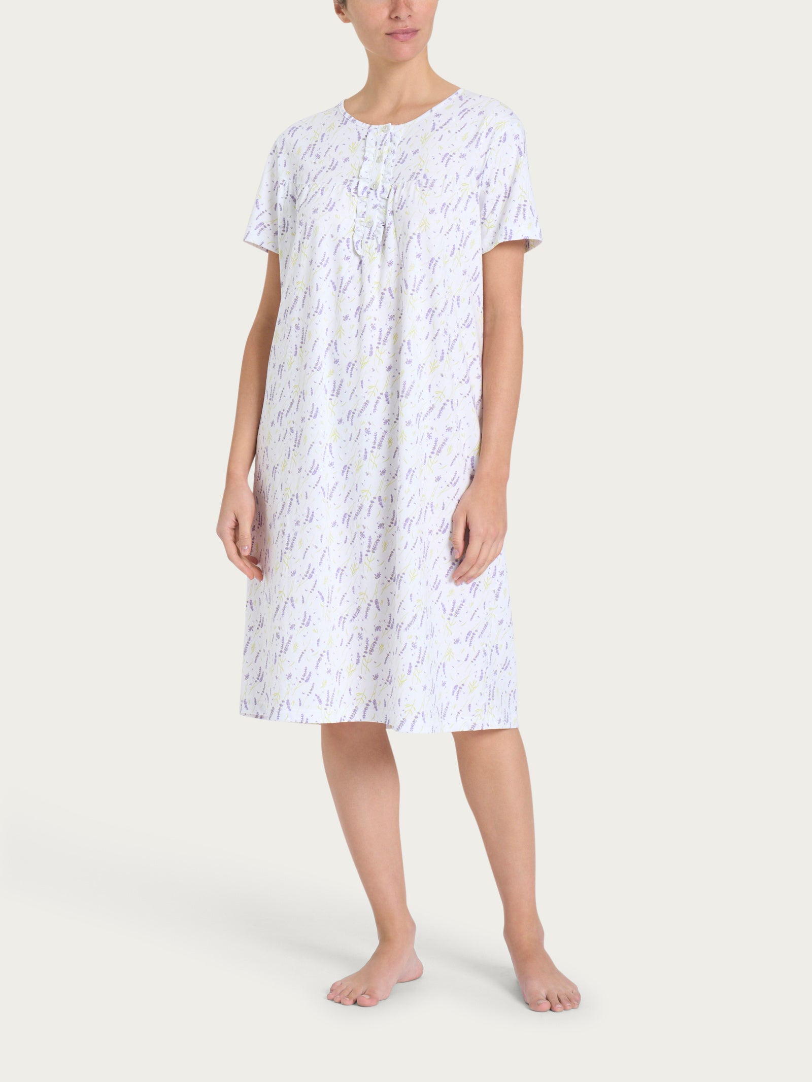 Ragno Jersey Cotone camicia notte thistle puro cotone