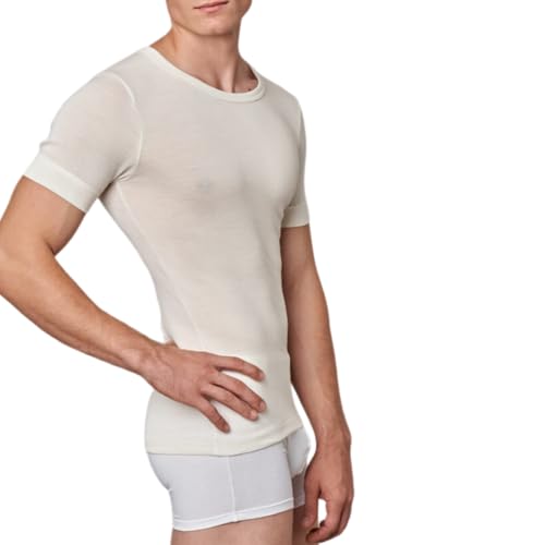 Lady C Gicipi T-Shirt Intima Uomo M Misto Lana Vergine