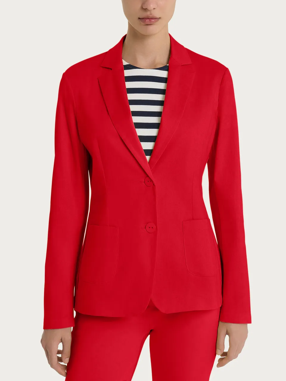 Ragno Satin Power blazer due bottoni donna salsa cotone