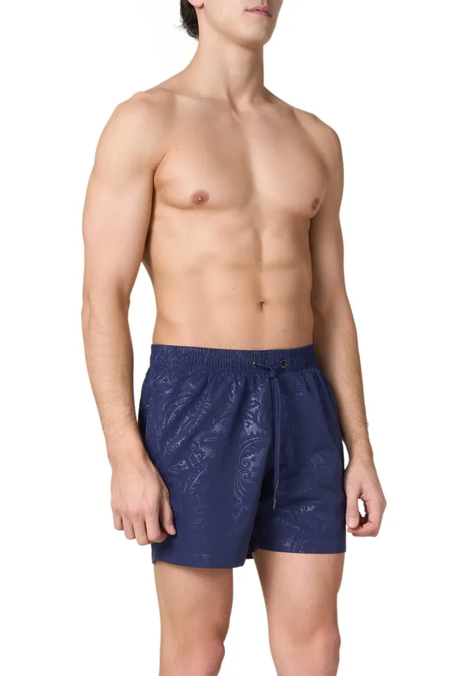 Goldenpoint Paisley boxer mare uomo stampa lucida tasche