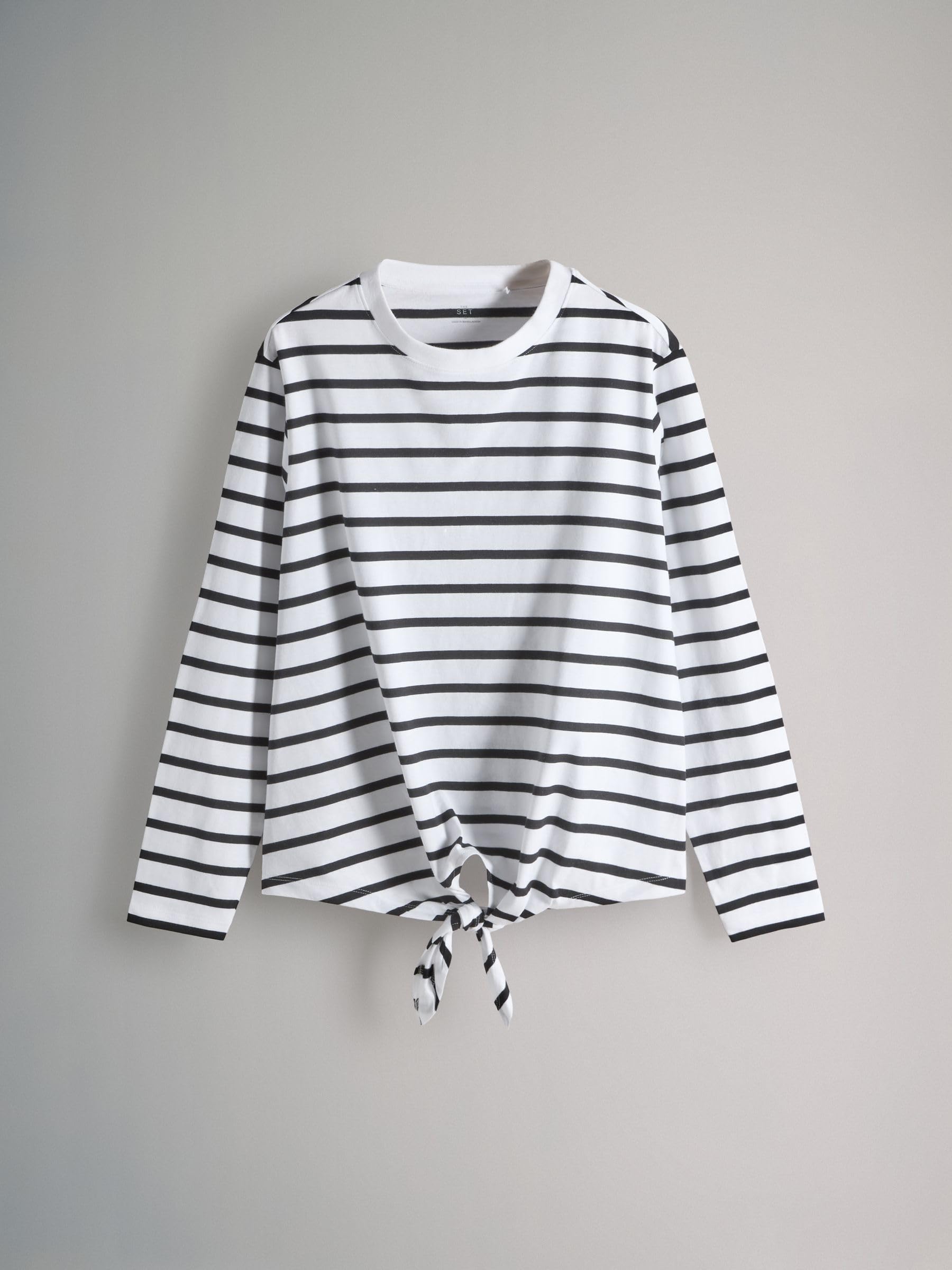 Next The Set T-Shirt Donna Manica Lunga Allacciatura da 3