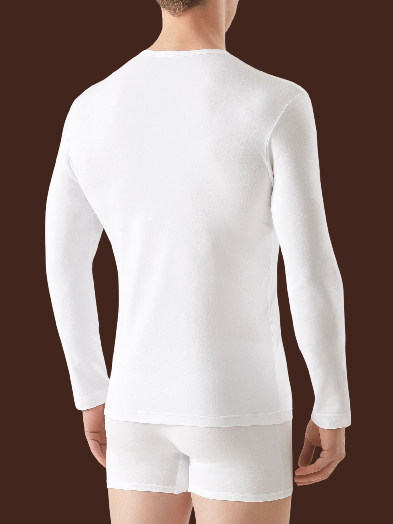Ragno Dynamic maglietta manica lunga cotone bianco bipack 2pz