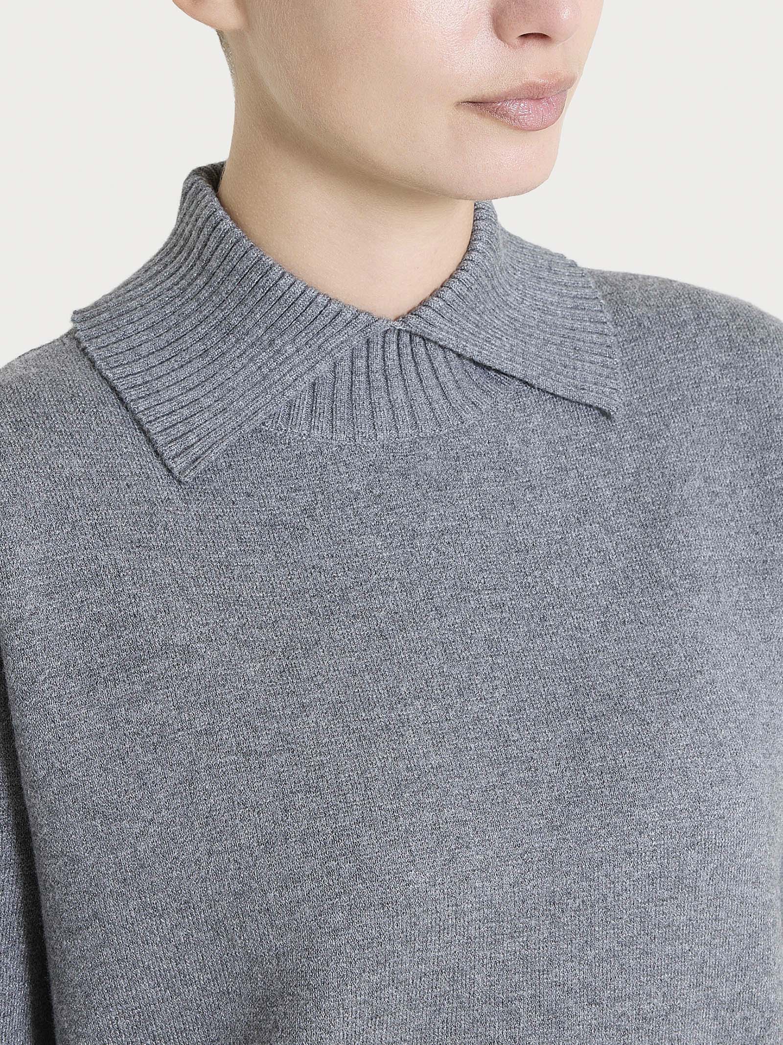 Ragno Super Soft collo alto maglia spacco Ferro Mel
