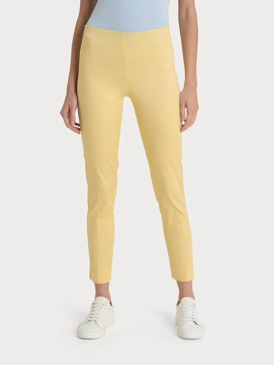 Ragno Satin Power The Cigarette pantalone capri Pale Banana