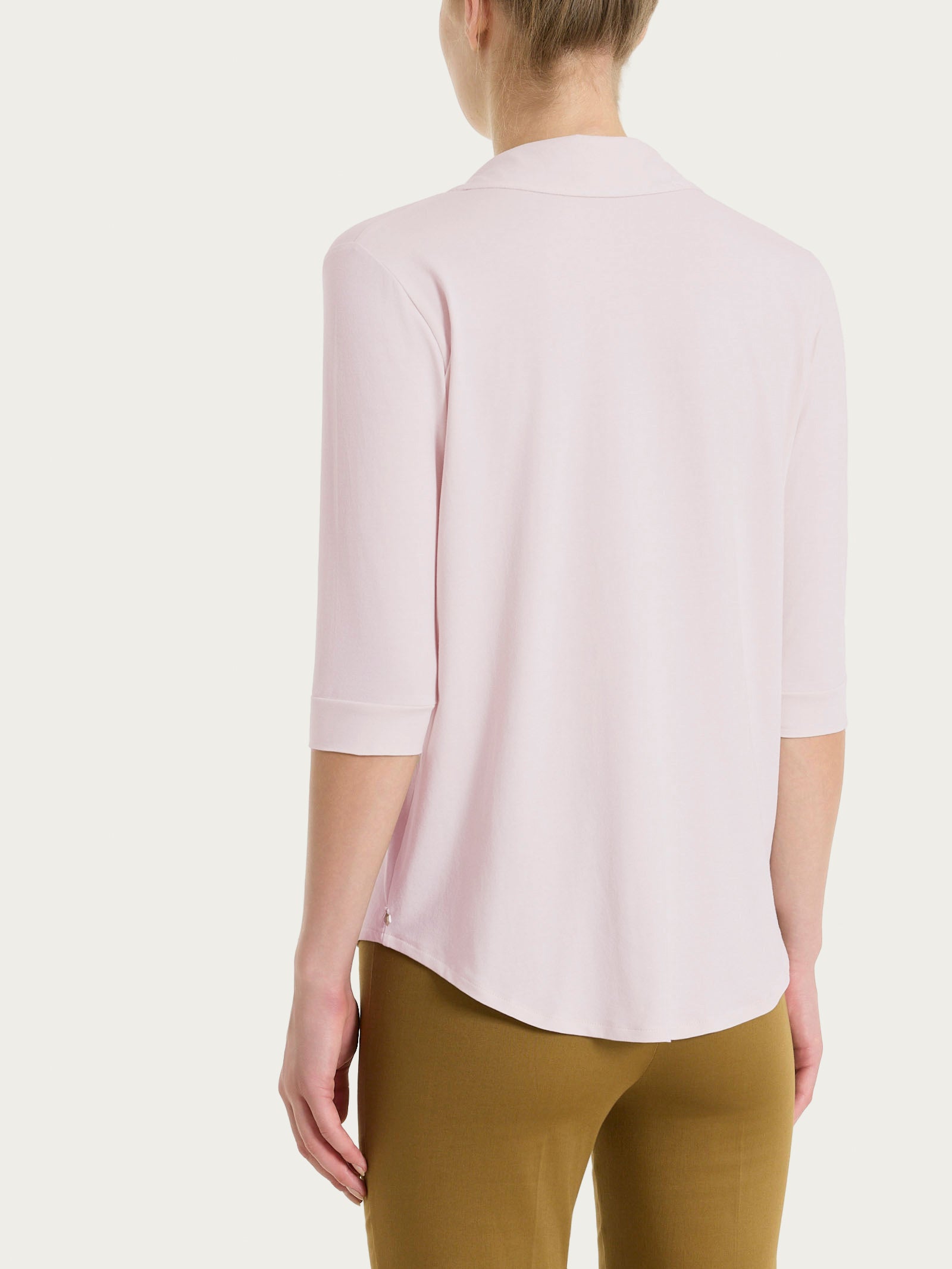 Ragno Ultralight camicia Pale Lilac manica 3/4