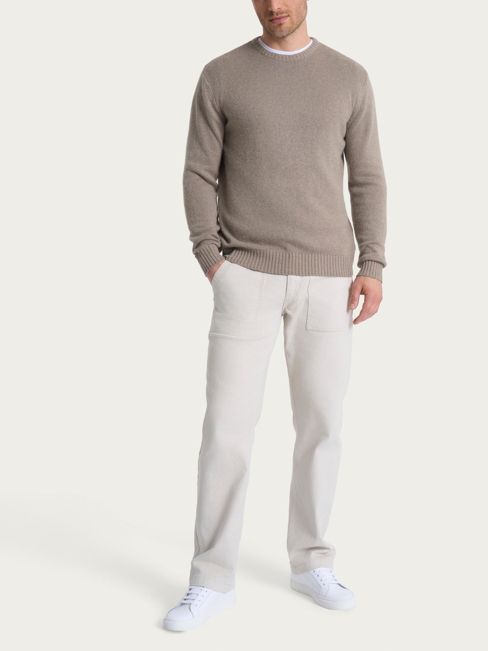 Ragno Natural Soft pull girocollo Glace Mel. misto viscosa