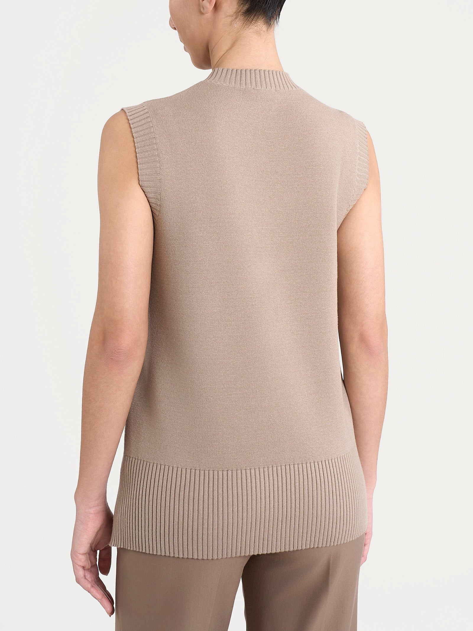 Ragno Super Soft Maglia Smanicata Cammello viscosa