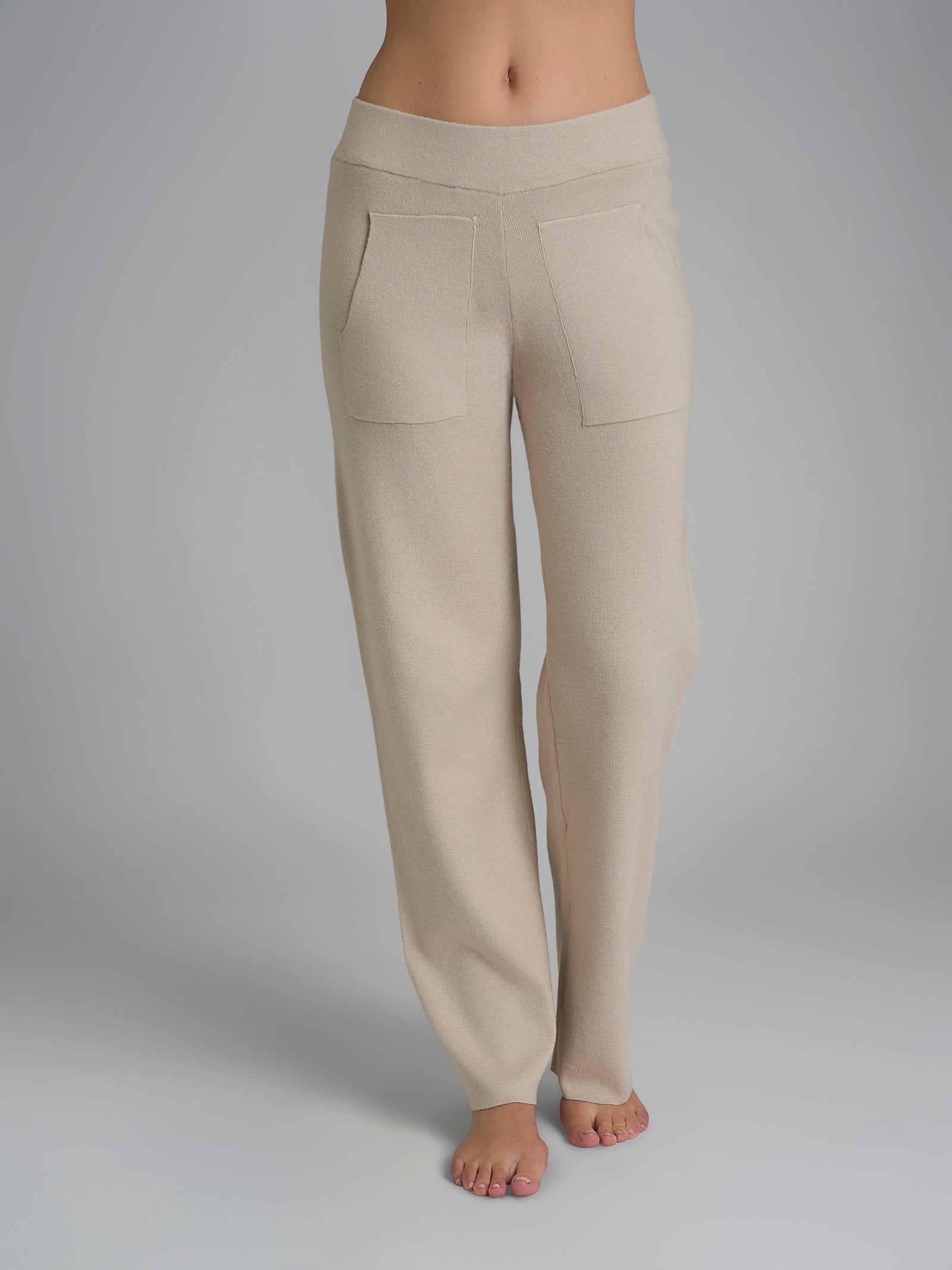 Ragno Homewear The Wide Leg pantalone Champignon Super Soft
