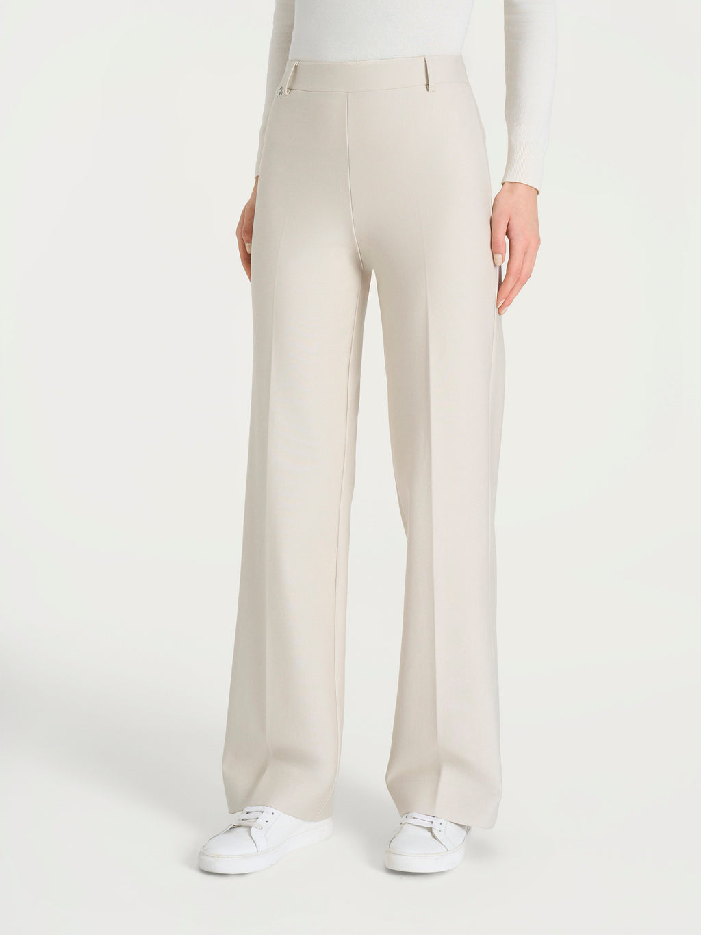 Ragno Compact Wide pantaloni palazzo donna champignon