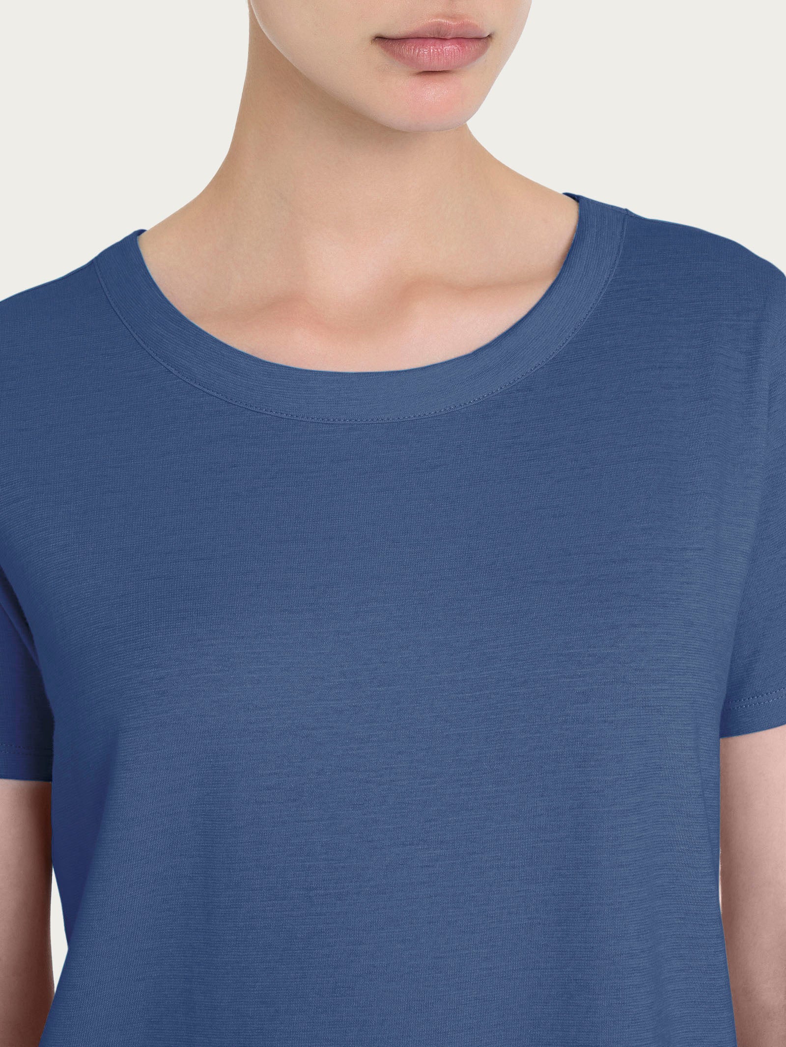 Ragno Jersey Cotone t-shirt girocollo donna Oceana cotone