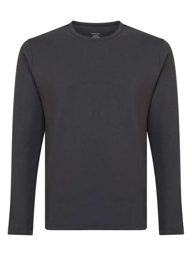 Ragno Comfort maglietta manica lunga uomo Ematite