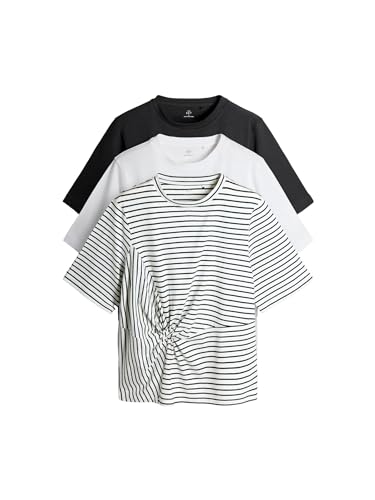 Geo Next The Set T-Shirt Nodo Frontale Donna 3 Pezzi Comoda