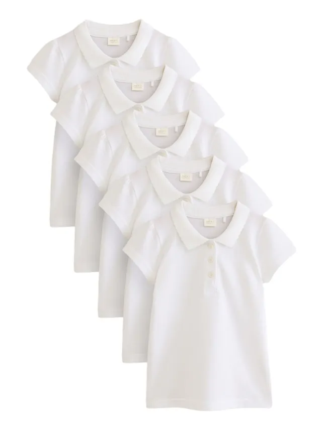 Geo Next polo bambina cotone 5 pezzi taglia 110 slim