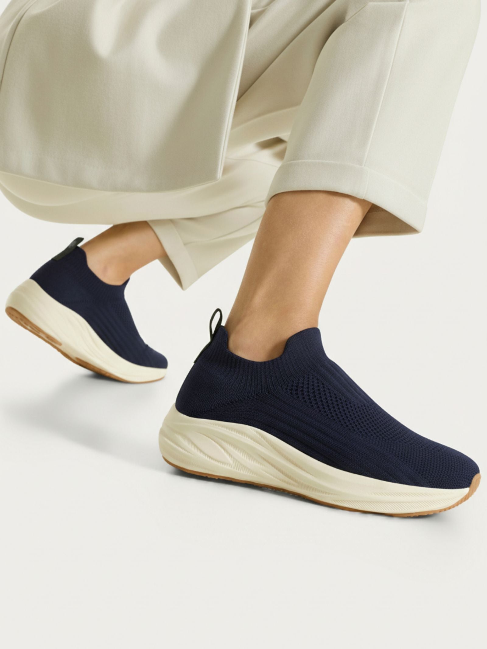 Ragno Slip-On scarpe Persia blu memory foam
