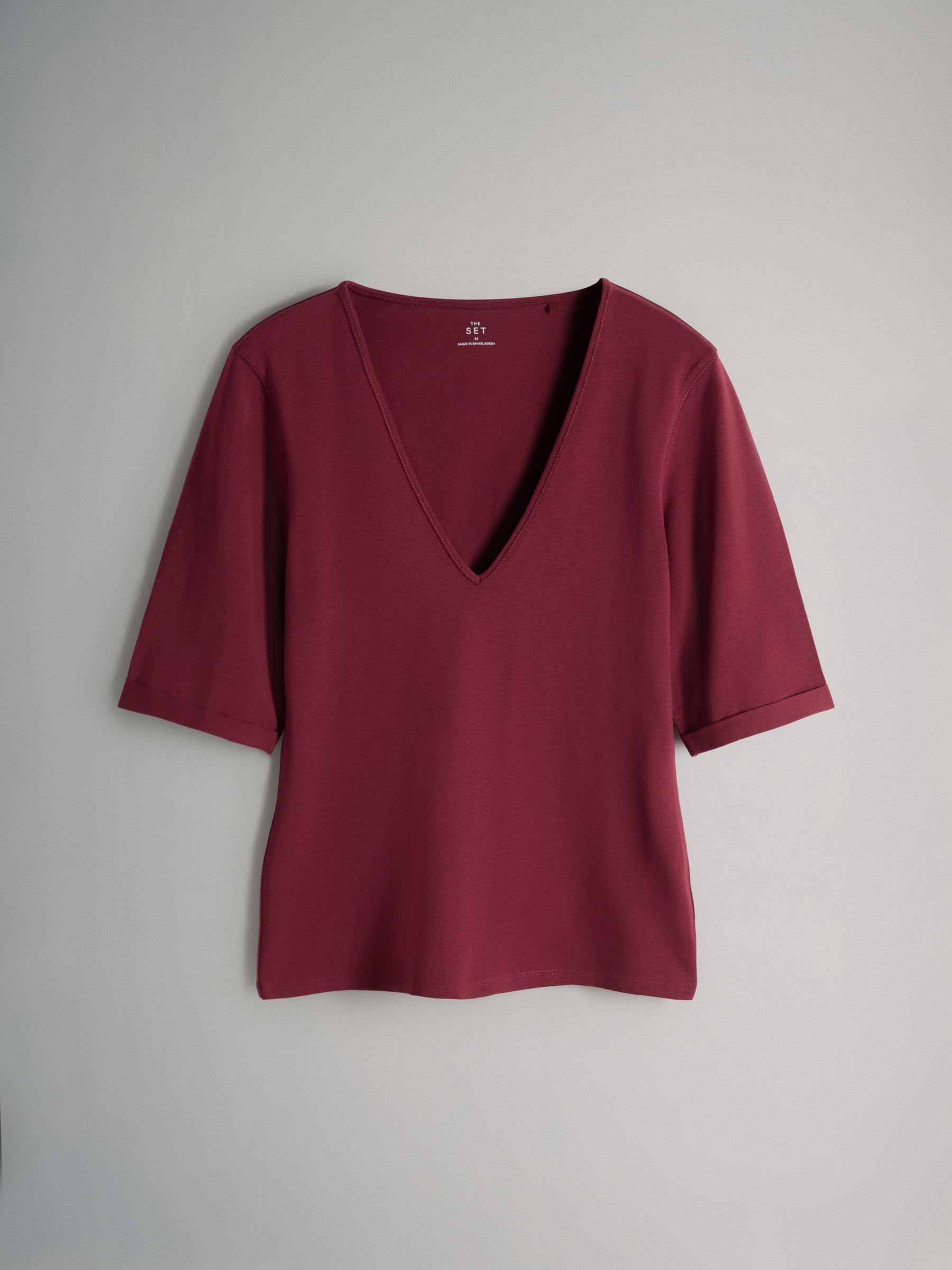 Geo Next The Set T-shirt Scollo a V Risvolto 4 Pezzi