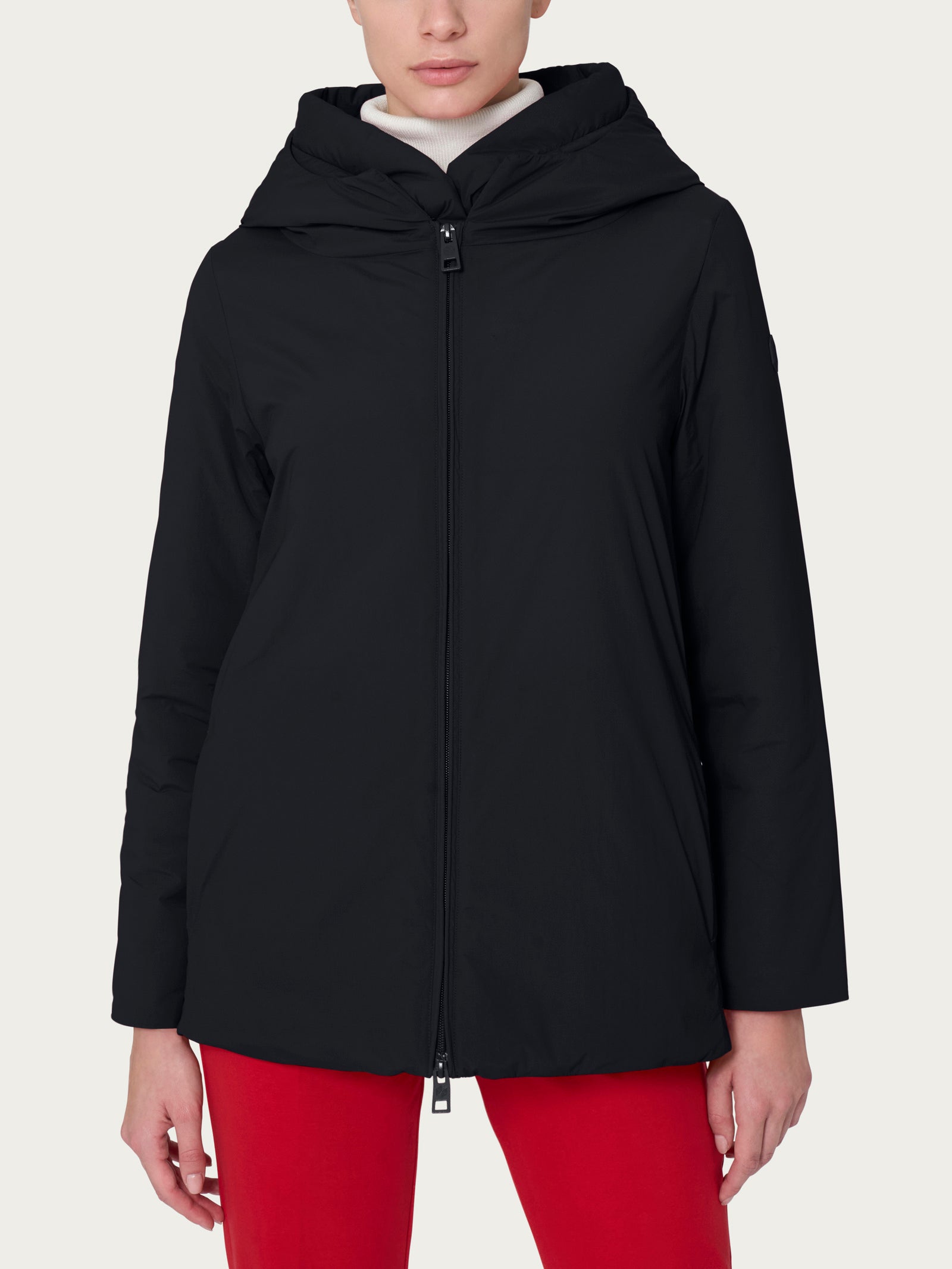 Ragno Cappotto Piumerino 150g Lana Nero
