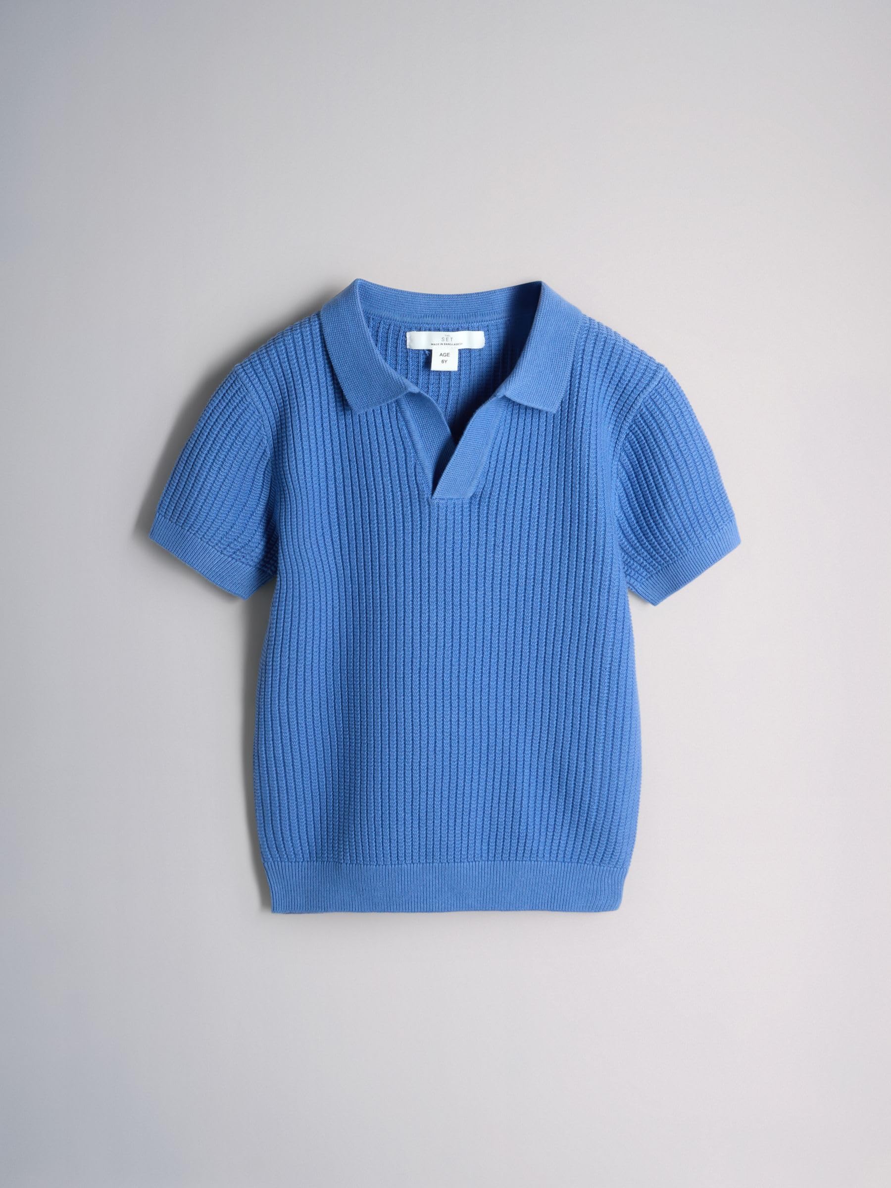 Geo Next The Set Maglia ragazzo 2 pezzi testurizzata collo aperto