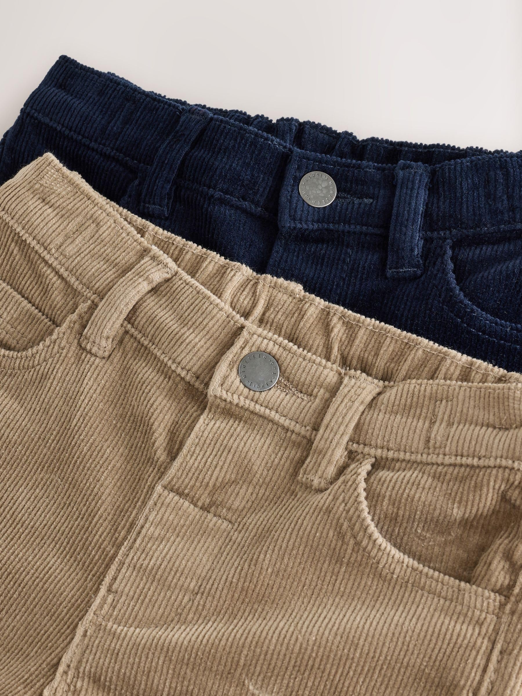 Next pantaloni velluto ragazzo 110-116 confezione 2 paia