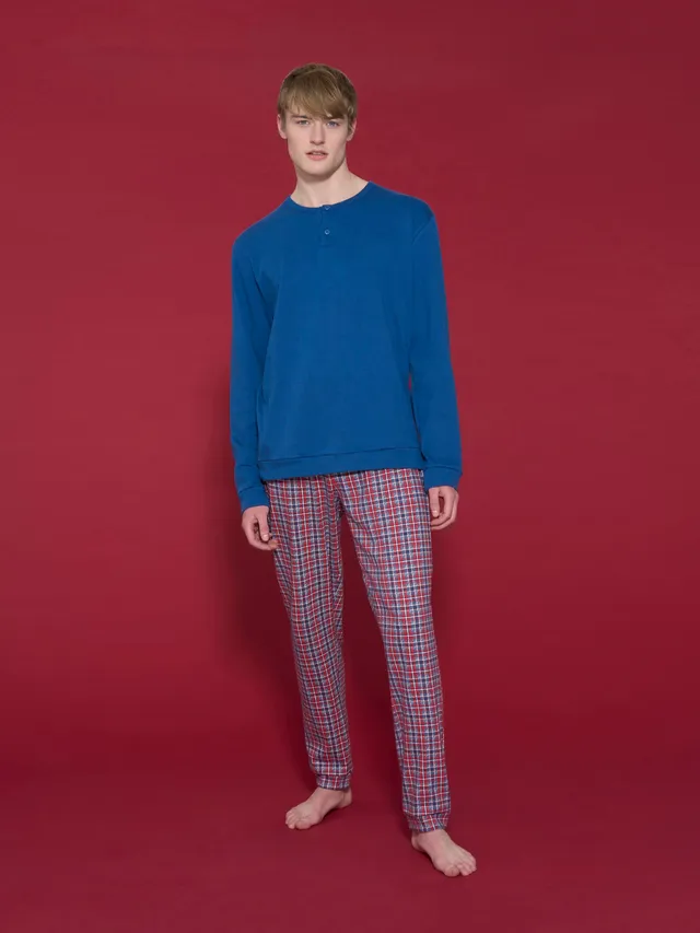 Ragno Interlock pigiama natalizio serafino salsa cotone caldo