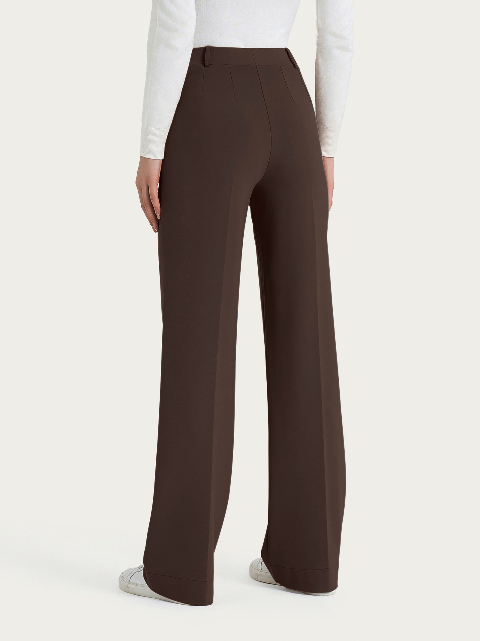 Ragno Cashmere Compact pantalone ampio Chocolate Torte