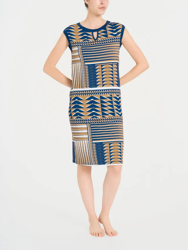 Ragno Beachwear Abito Smanicato Viscosa Indian Tan