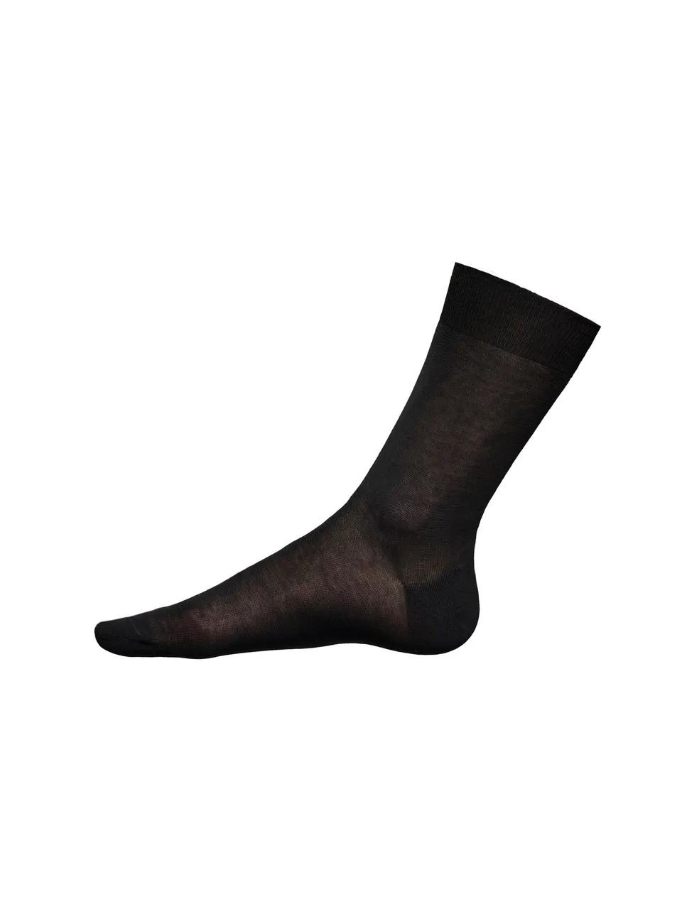 Ragno Calza Corta Filo di Scozia Calzini Nero cotone