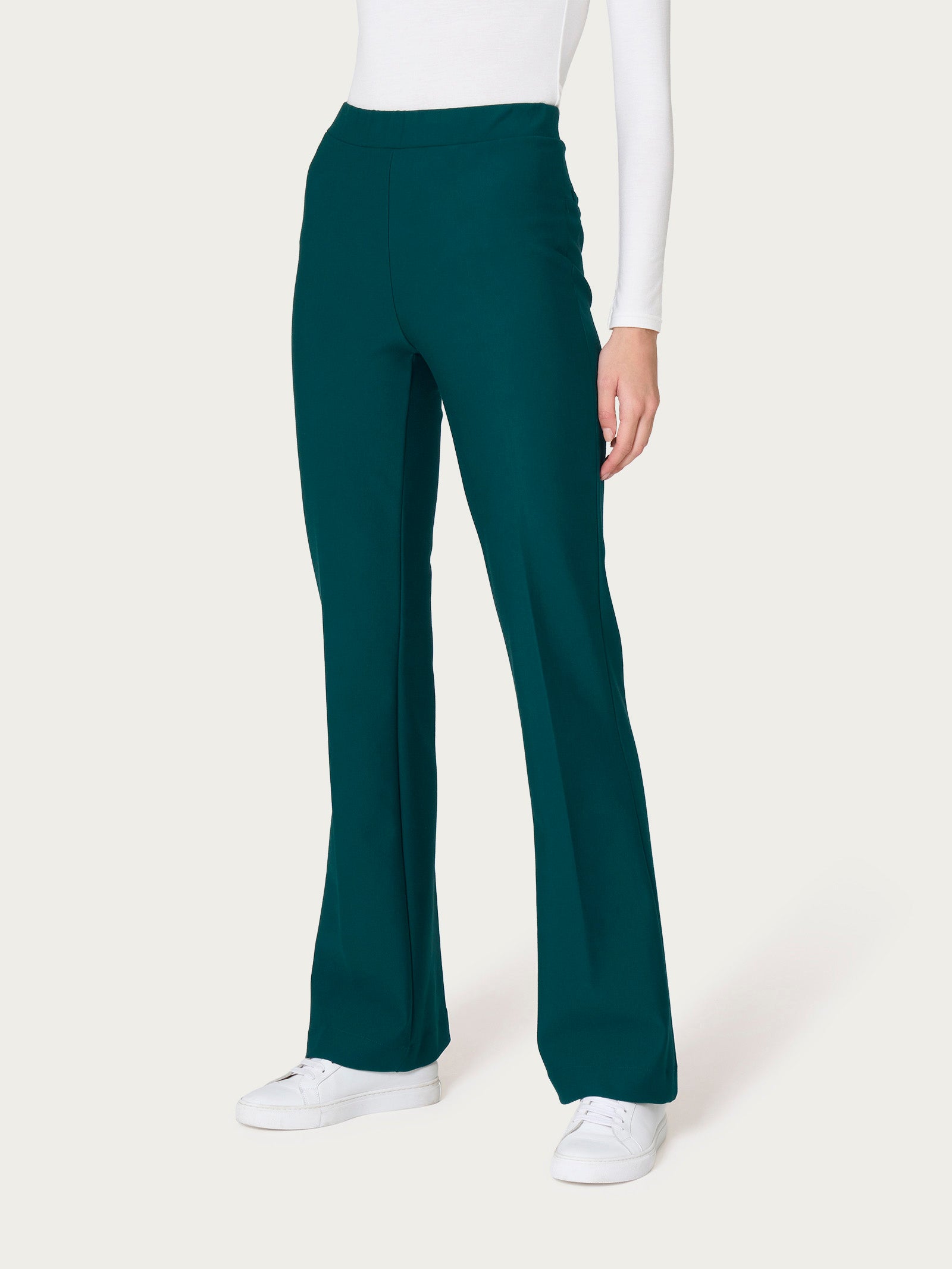 Ragno Compact The Flare pantalone flare Rain Forest scampanato