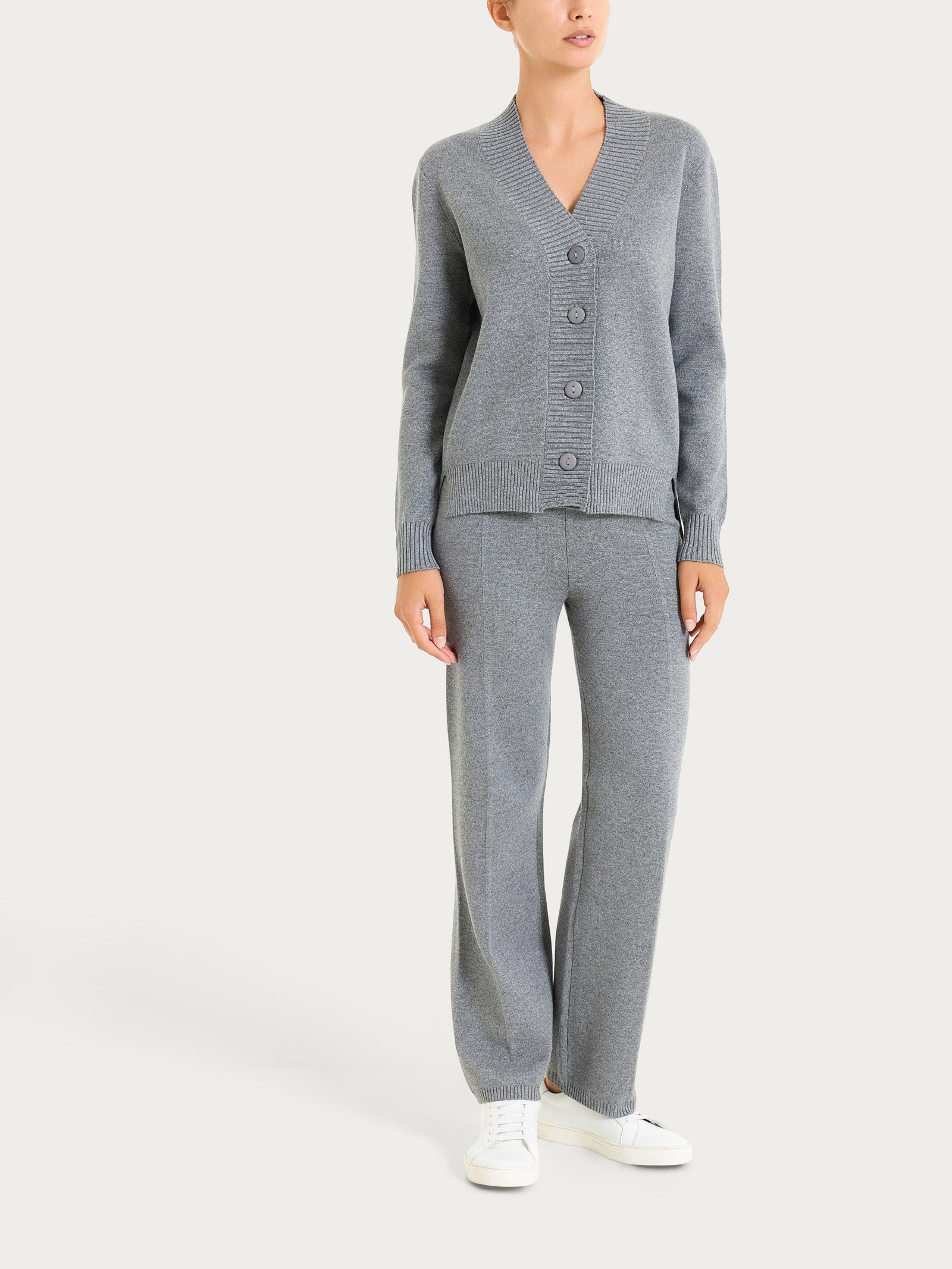 Ragno Four Seasons Cardigan nero Ferro Mel.