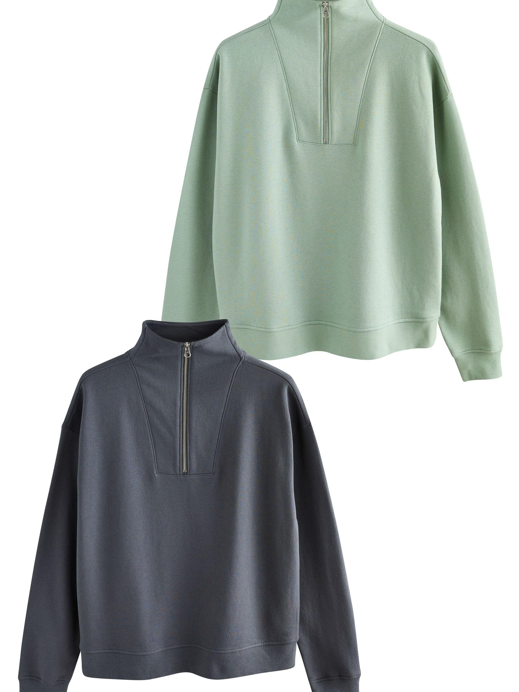 Next The Set felpa donna 2 pezzi mezza zip