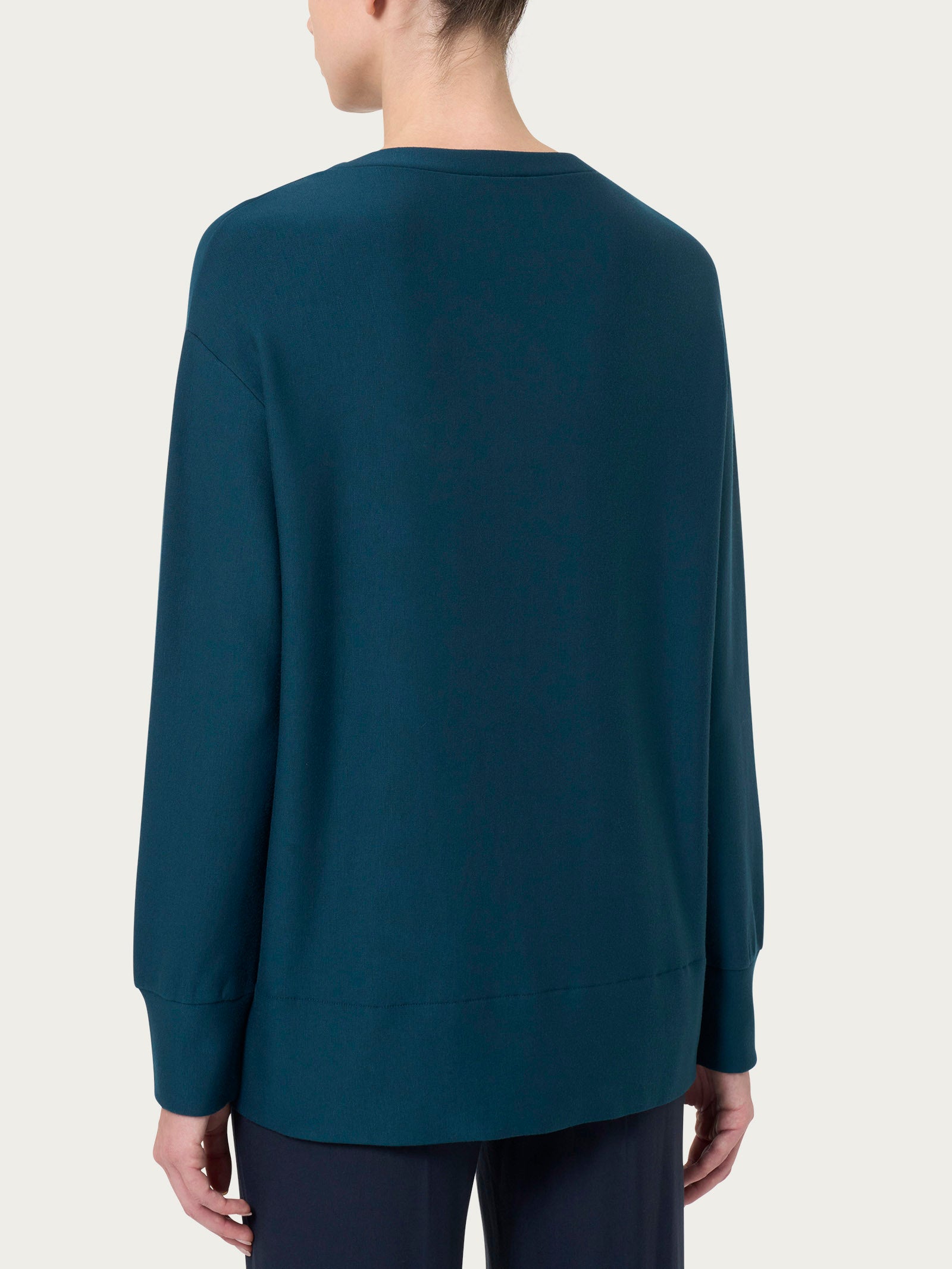 Ragno Relaxed Wardrobe Felpa Barchetta Reflecting Pond viscosa