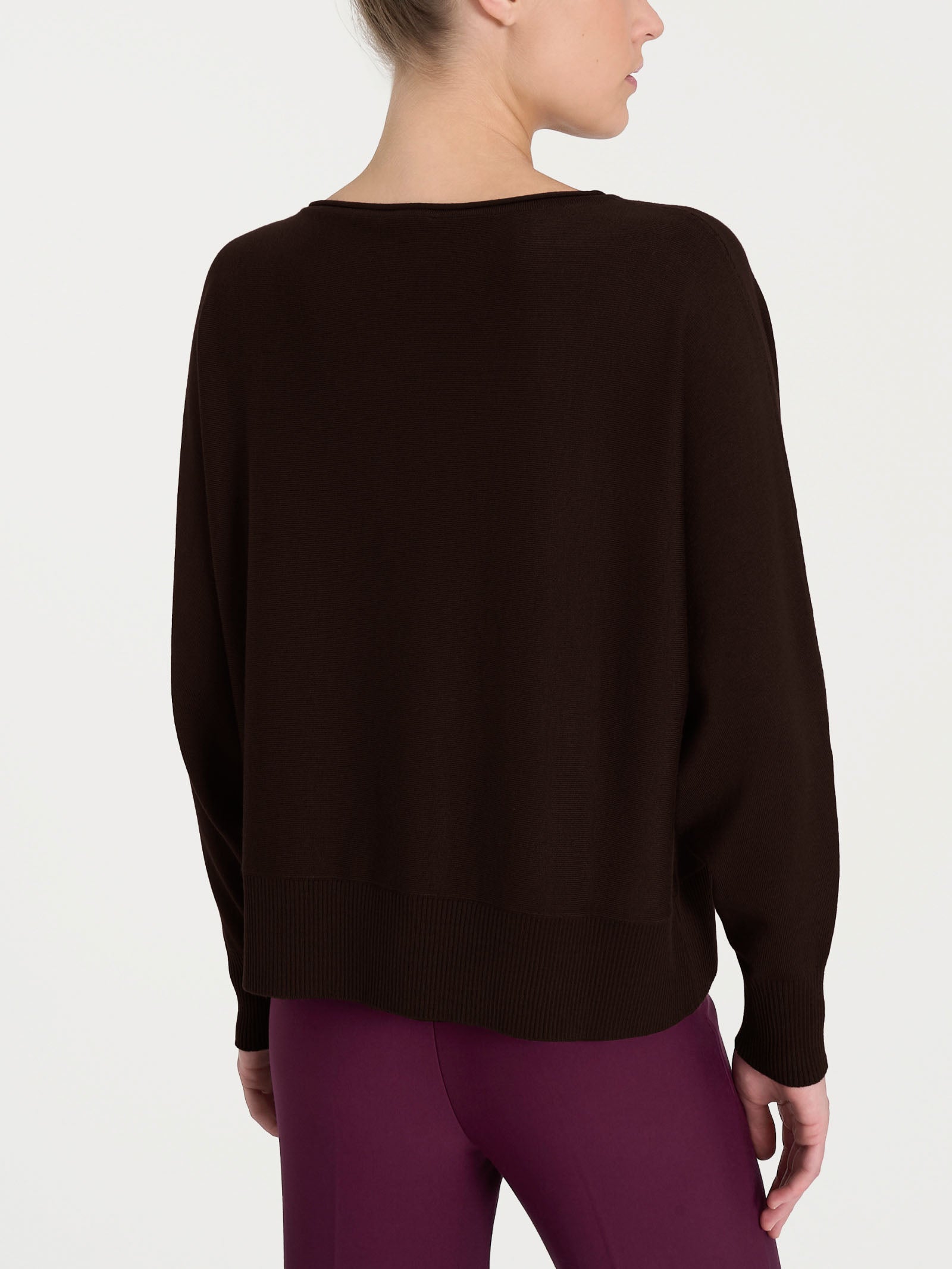 Ragno Four Seasons Maglia pipistrello maglia donna chocolate