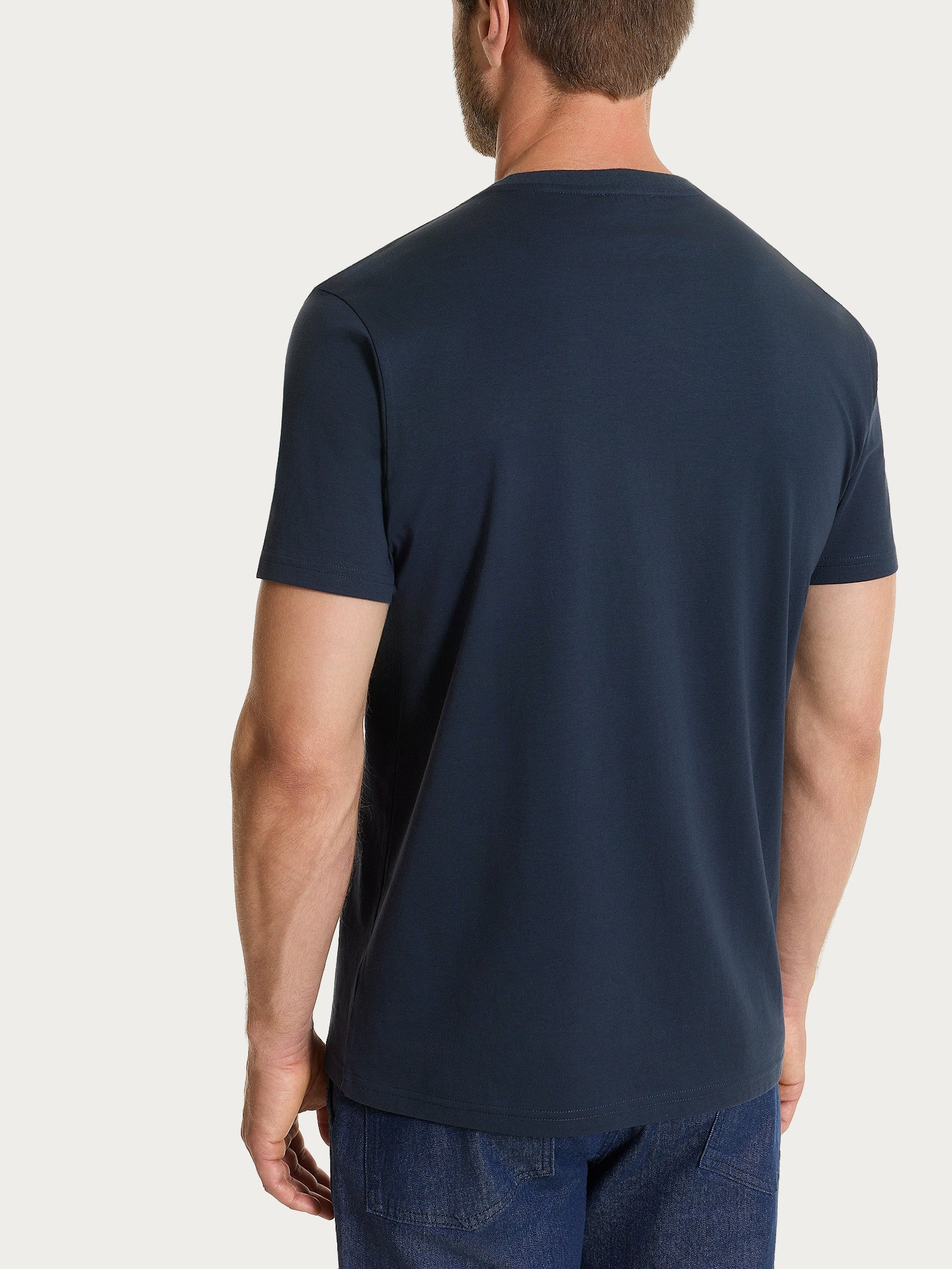 Ragno Ultralight maglietta girocollo bleu leggera